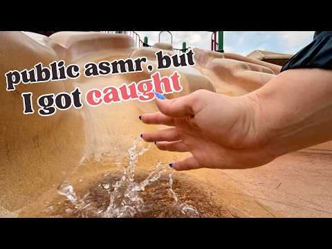 public park asmr but i got caught in the middle!