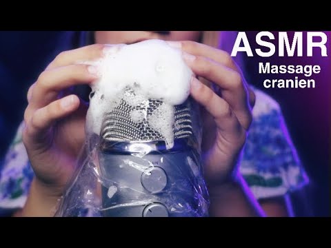 ASMR : MASSAGE CRANIEN - MOUSSE SUR MON BLUE YETI !