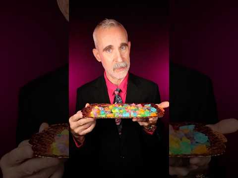 Trying the crystal candy Rainbow Bears from Crystal’s Gems