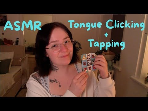ASMR Soft Tongue Clicking & Tapping | No Talking