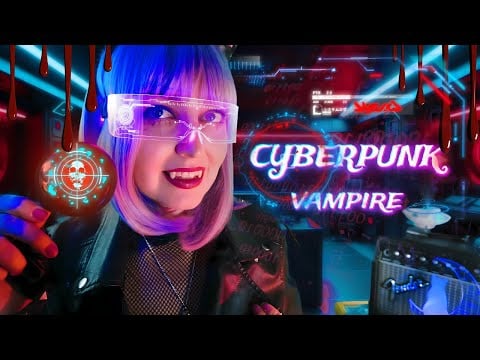 CYBERPUNK ASMR Vampire Turns You the Futuristic Way ☠️