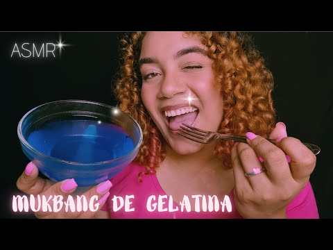 ASMR MUKBANG | COMENDO GELATINA 🧊🍭