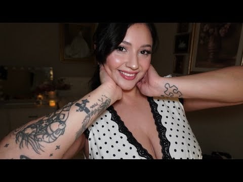 ASMR Tattoo Tracing & Whispers 🖤✨