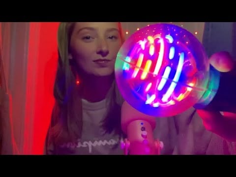 ASMR Light Triggers For Sleep (Follow Instructions, Light Wand, & LED Gloves)