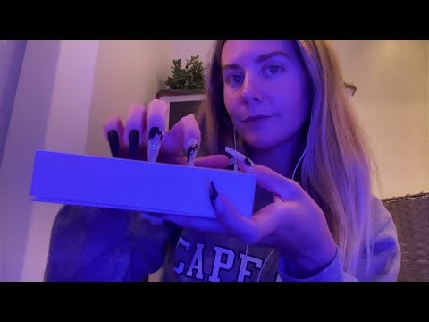 ASMR Long Nail Tapping ~ Whispering Genesis 31