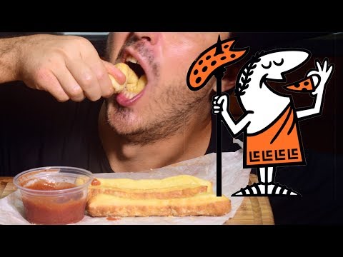 ASMR GoInG CRAzy 4 Little Caesars CRAZY BREAD | Nomnomsammieboy