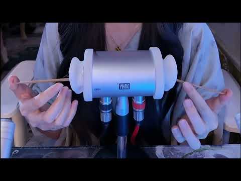 The Most Tingly Deep Ear Cleaning ASMR Ever with Goose Feather, Powder Puff & Heartbeat Sounds
