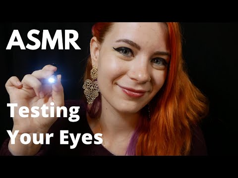 ASMR Testing Your Eyes | Direct & Consensual Response, Follow the Light, & Follow the Finger