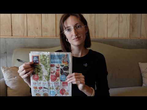 ASMR aldi catalog flip-through (soft spoken, crinkles, show & tell) relaxing sounds for sleep 💤