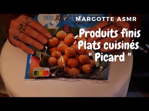 Asmr français, produits finis plats cuisinés Surgelés " Picard "
