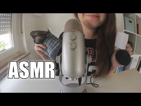 ASMR - 5 Trigger, die dir beim EINSCHLAFEN helfen - 5 Triggers for sleep - german/deutsch