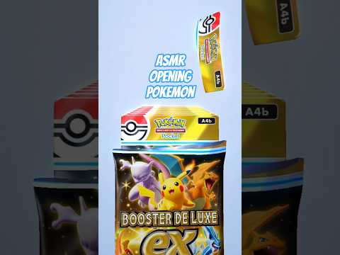 asmr opening Pokémon tcgp