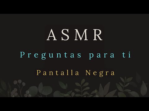 ASMR ° Susurro preguntas sorpresa - Introspección antes de dormir-Juego de cartas Maestría emocional