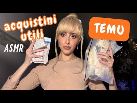 TEMU🛍️ ACQUISTINI UTILI + POSITIVE AFFIRMATIONS🤗 📦 Marzia asmr 