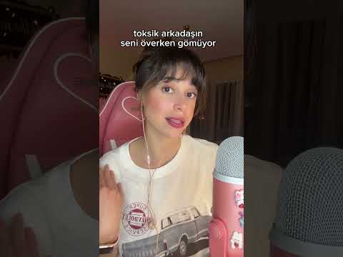 🤡 TOKSİK ARKADAŞIN SENİ ÖVERKEN GÖMÜYOR 🥰 #asmr #roleplay #shorts