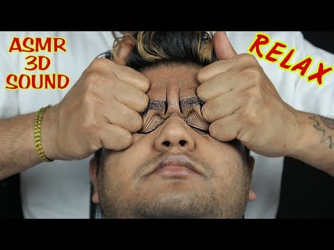 Power Of ASMR Head Scratching And Forehead Tapping Massage | Relax King Massage