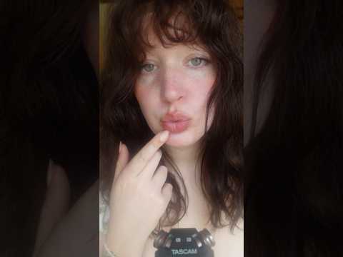 Trying purring asmr #asmr #visualtingle mouthsounds #asmrsounds