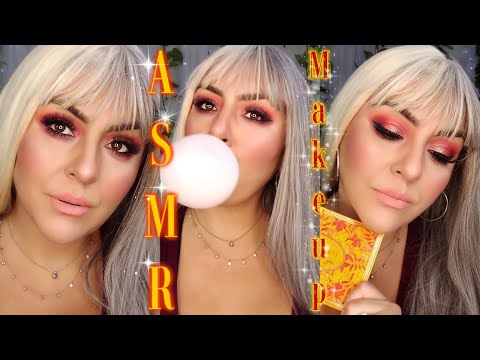 ASMR (Doing My Makeup) Chewing Gum No Talking