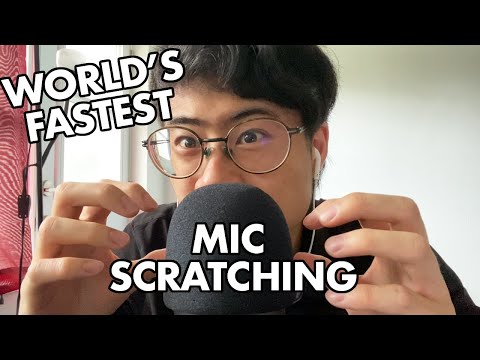 WORLD'S FASTEST MIC SCRATCHING ASMR | YamASMR