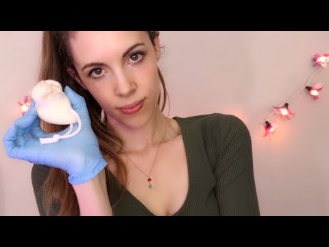 ASMR Full Pamper Session - Ear Cleaning, Shave, Eyebrow Trimming, Latex Gloves