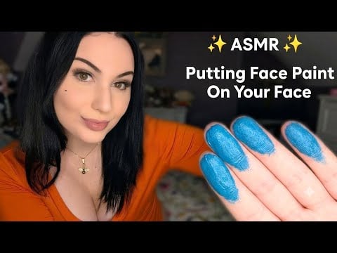 ASMR Spit Face Painting for Intense Tingles & Relaxation 