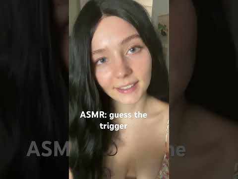 guess the trigger 🤍#asmr #girlfriendasmr #tingles #guessinggame #whisper