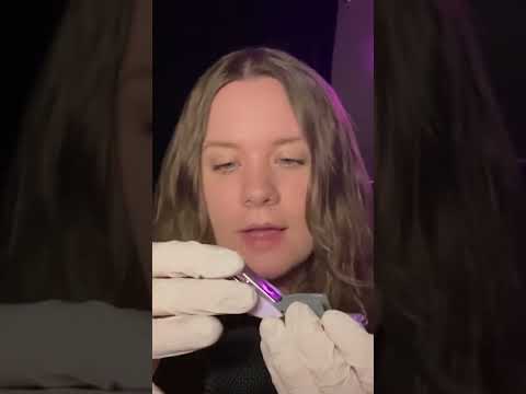 (gone wrong) - 1 Minute Nose Piercing #asmr #shorts