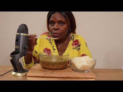 Eat Hot Beans ASMR Eating Sounds