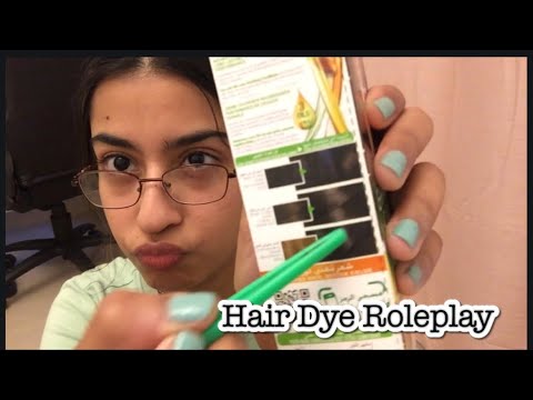 ASMR dyeing your hair rp