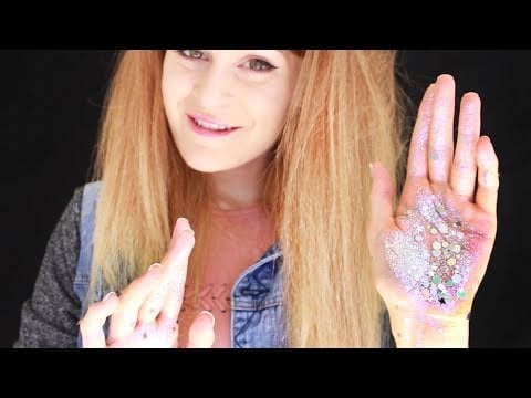 ✨[ASMR] Close up Sparkly Flutter Fingers