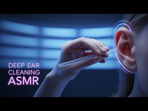 Deep Ear Cleaning & Relaxing ASMR: Feather, Tuning Fork, Sand Bottle & Gentle Blowing Sounds