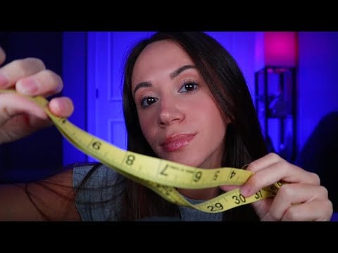 ASMR / Quickly Measuring Your Face (whispered personal attention)
