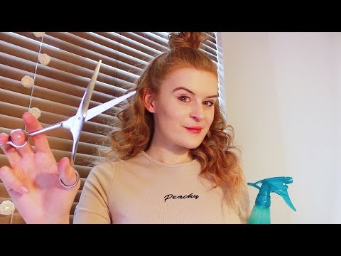Salon ASMR Haircut roleplay [No talking]