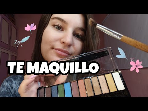 ASMR TE MAQUILLO (ROLEPLAY EN ESPAÑOL)