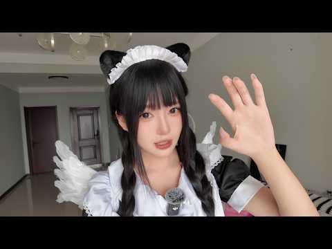 ASMR助眠｜让黏人小女仆给你全身咯吱挠痒，耳语轻挠脸颊·耳朵·腰·大腿·脚心，无人声亲密触发音，忍住不笑算你赢｜角色扮演哄睡