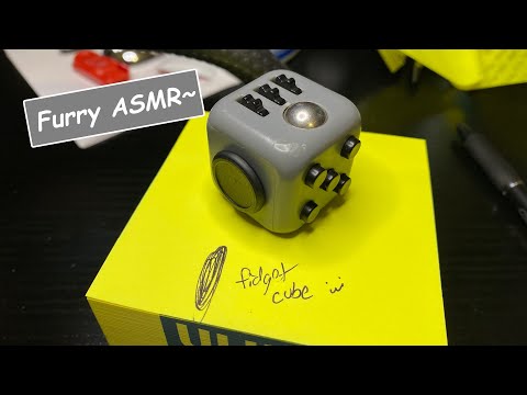 [Furry ASMR] quick fidget cube noises (no talking)