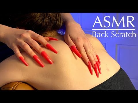 BEST ASMR TINGLES, BACK SCRATCHES, Long Nails, Real Person Massage, No Talking