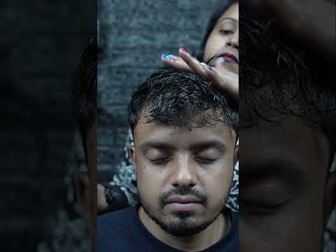 Chaitali's Heavy Oil Head Massage ASMR For Tingles & Sleep | Soft Scratching #shorts