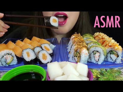 ASMR Sushi Platter MUKBANG - EXTREMELY Satisfying Eating Sounds