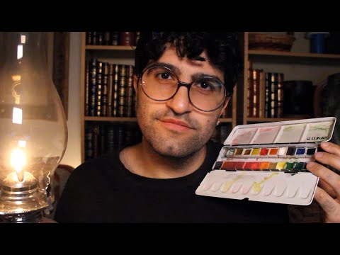 [ASMR] spooky Halloween Makeup (You're A Spirit) 👻