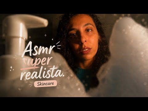 ASMR SkinCare Realista para Dormir Rapidinho🫧🧴