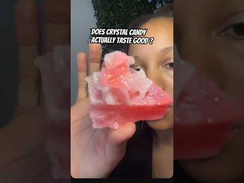 Does crystal candy actually taste good? 👀 #asmr