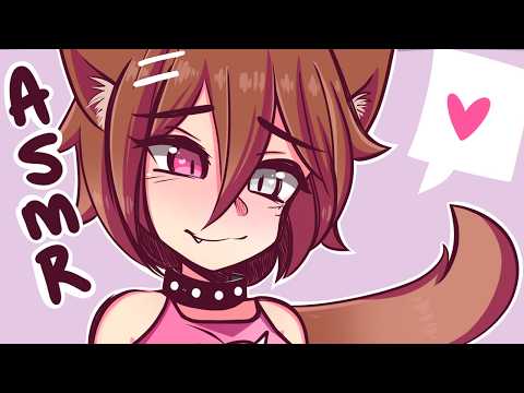 Your Cat Girl Big Sister Helps You Relax ♥ ASMR Roleplay F4M (positive affirmations) *isekai ver.*