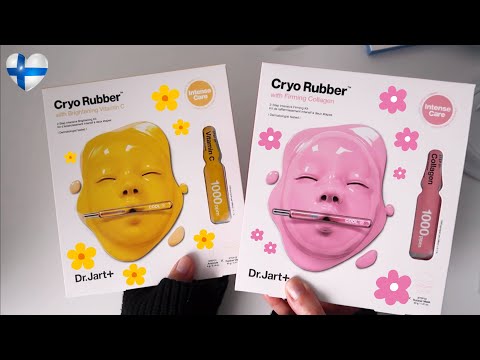 ASMR suomi 🇫🇮 Ostokset & Kauneustuotteet esittely Dr. Jart face mask cryo, polyglot speaking Finnish