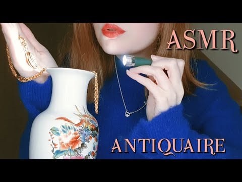 ASMR - Roleplay Antiquaire (J'examine de vieux objets 🧐)