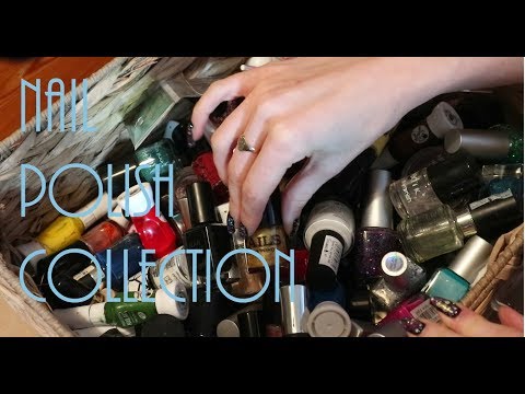 Nail Polish Collection ASMR (Soft Speaking, Whispering)