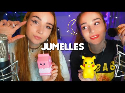 ASMR français 🌺 avec ma jumelle ! #5