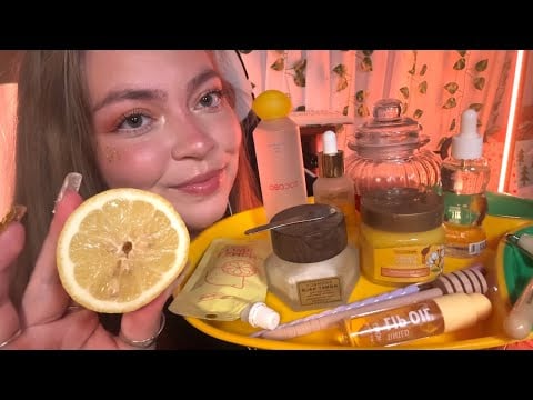 ASMR Honey Lemon 🍯🍋 Glow Spa Treatment (layered sounds, personal attention)