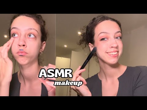 ASMR Doing My NOVEMBER Makeup (whispered voiceover)