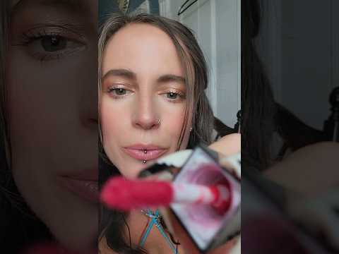 ASMR Doing Your Lip Gloss 💋 💄 #asmr #lipgloss #asmrmakeup #layered #tingles